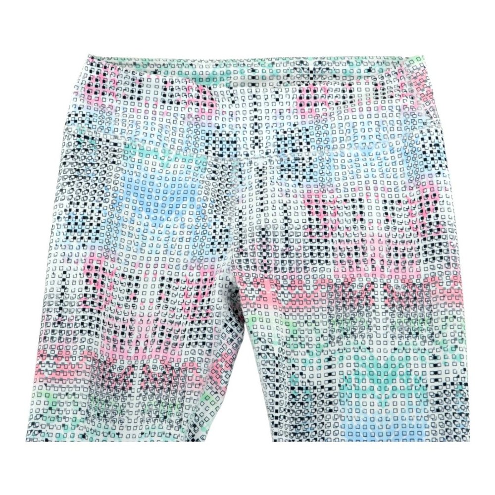 Fabletics Womens Cropped‎ Leggings Multi Color Geo Print Heart Elastic Waist XS - Picture 2 of 4